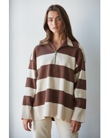Fontaine Half Zip | Chocolate
