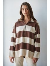 Fontaine Half Zip | Chocolate