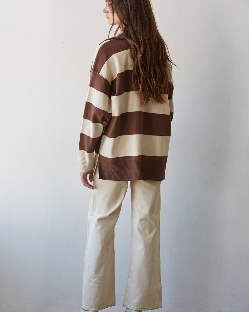 Fontaine Half Zip | Chocolate
