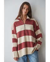 Fontaine Half Zip | Burgundy