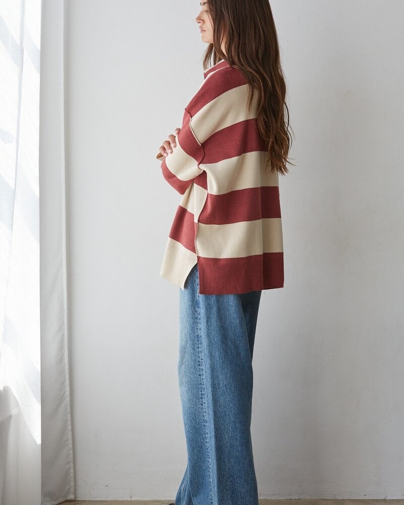 Fontaine Half Zip | Burgundy