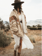 OTTWAY Rarebird Jacket | Cream