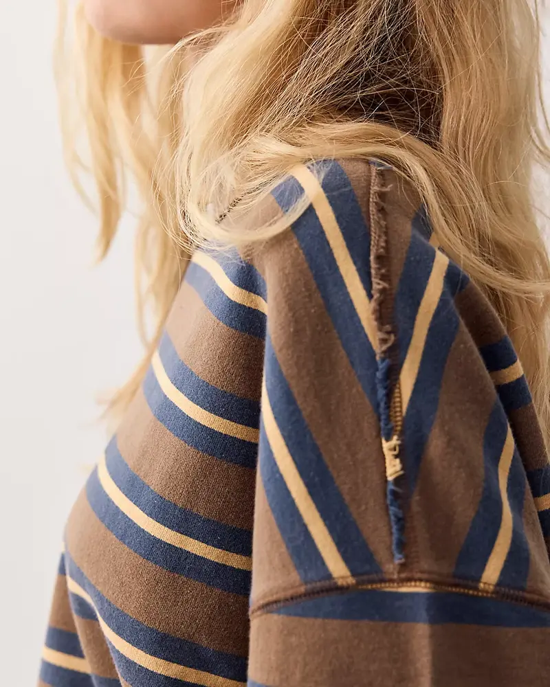 Free People Palm Springs Striped Pullover | Army Combo
