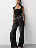 Free People Fable Low-Rise Twisted Bowed Jeans | Overdrive
