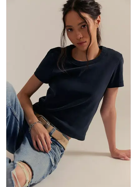 Free People Atlas Crew Tee | Black