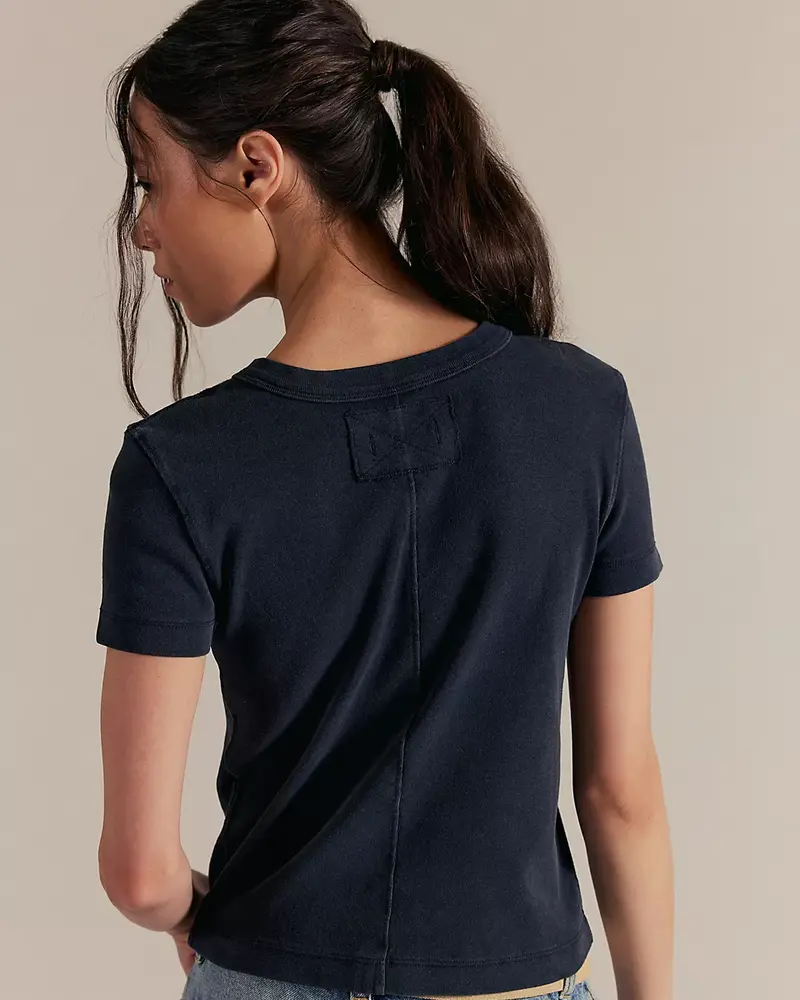 Free People Atlas Crew Tee | Black