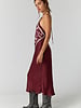 Free People Citrine Midi Dress | Burgundy