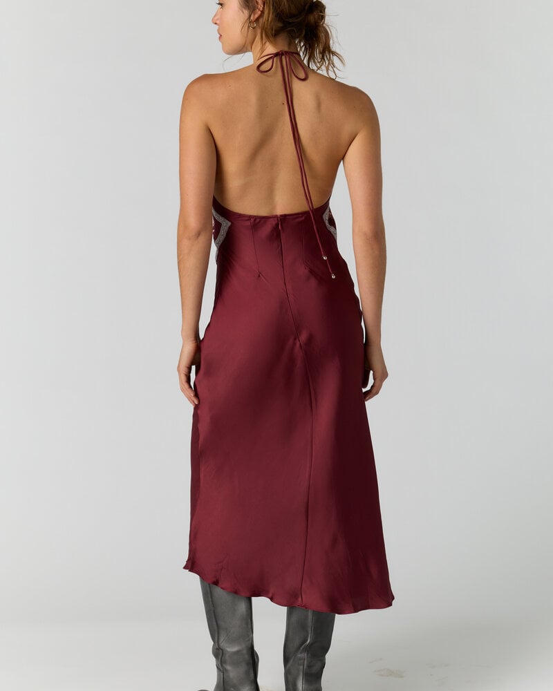 Free People Citrine Midi Dress | Burgundy