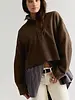 Free People Celeste Quarter Zip | Teak