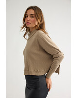 Free People Moon Daisy Turtleneck Twofer | Army