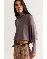 Free People My Girl Funnel-Neck Pullover | Mauve
