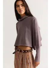 Free People My Girl Funnel-Neck Pullover | Mauve