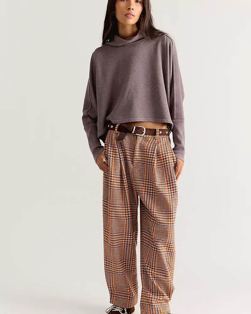 Free People My Girl Funnel-Neck Pullover | Mauve