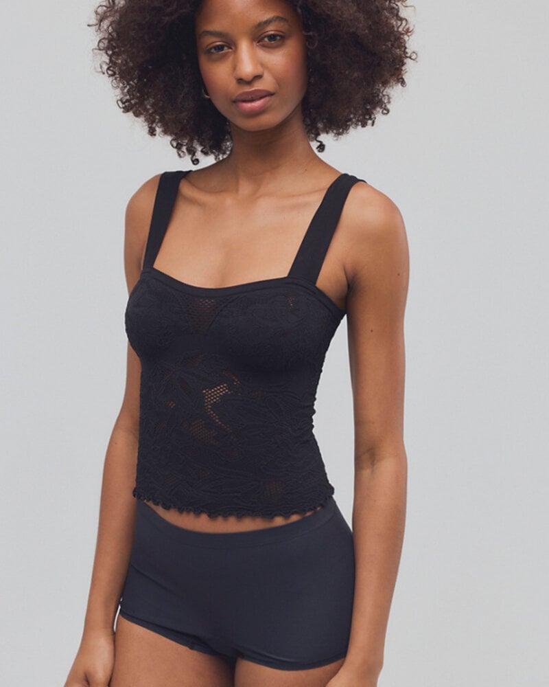 Free People Heirloom Cami | Black