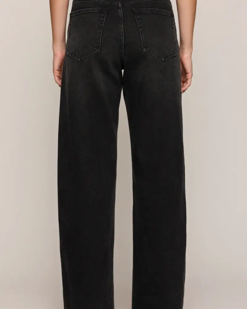 Z Supply Head Turner High-Rise Wide Denim | Black