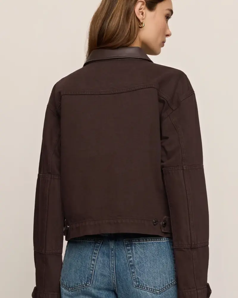 Z Supply Rey Cropped Denim Chore Jacket