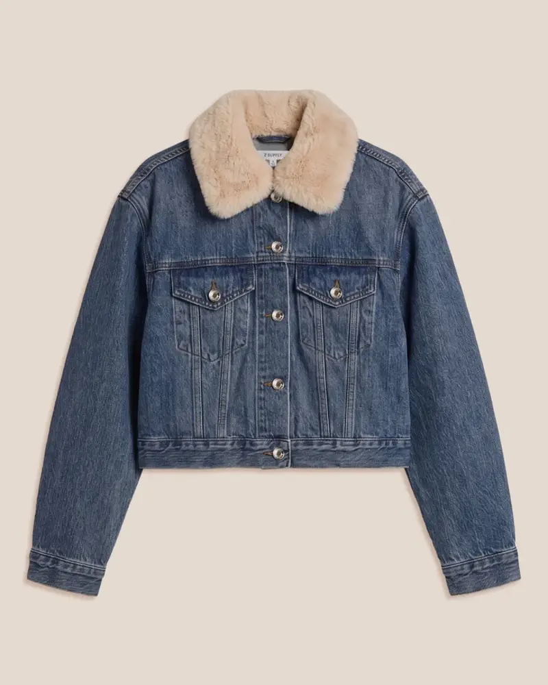 Z Supply Daily Sherpa Denim Jacket