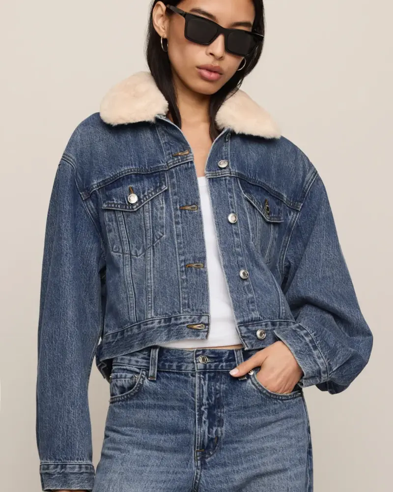 Z Supply Daily Sherpa Denim Jacket