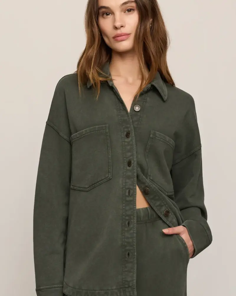 Z Supply All Day Knit Jacket | Olive