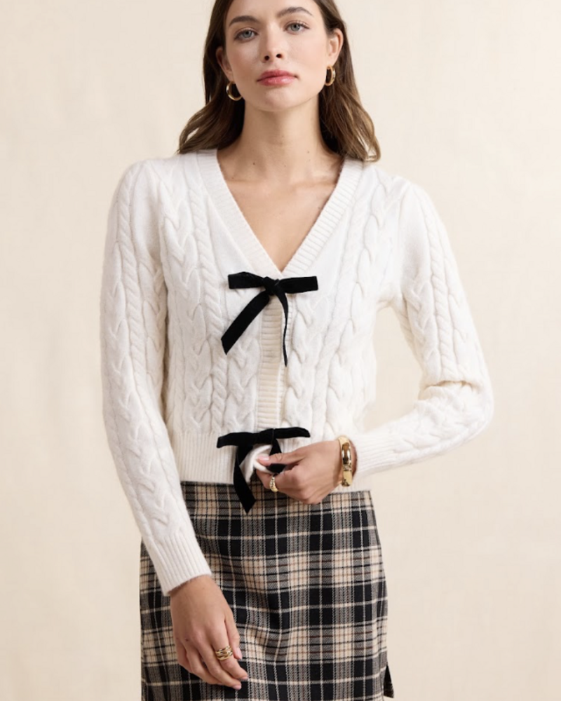 Celeste Bow Cardigan