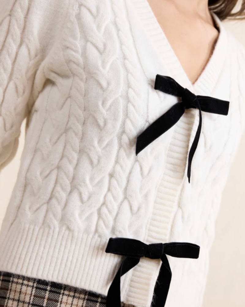 Celeste Bow Cardigan