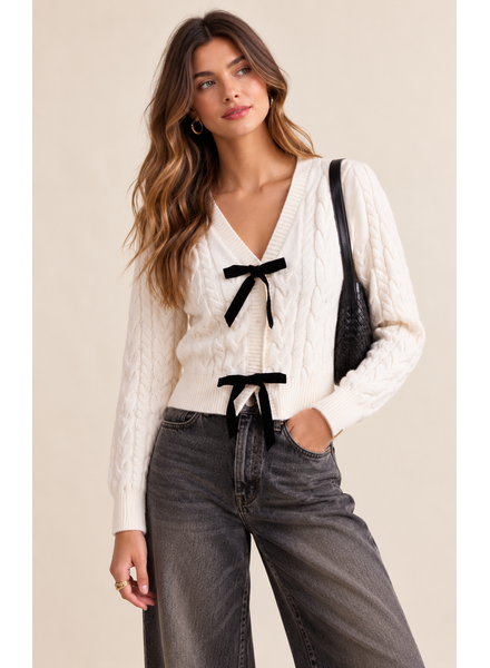 Celeste Bow Cardigan