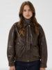 Saint Tropez Tulia Genuine Leather Jacket