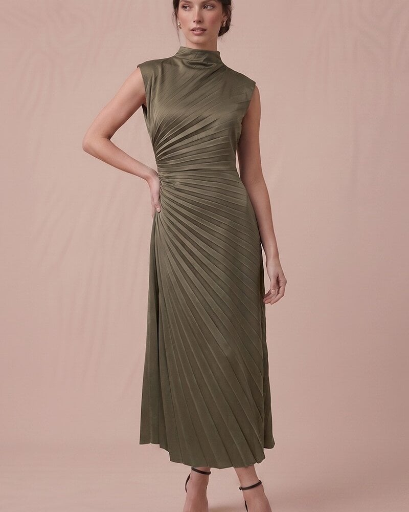 Kalla Pleated Dress