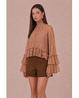 Lolah Lace Long Sleeve Top