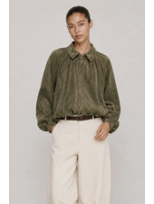 Emmie Faux Suede Bomber Jacket