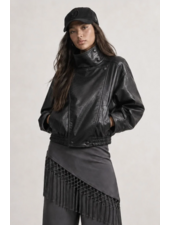 Linden Faux Leather Jacket