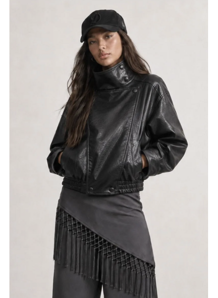 Linden Faux Leather Jacket