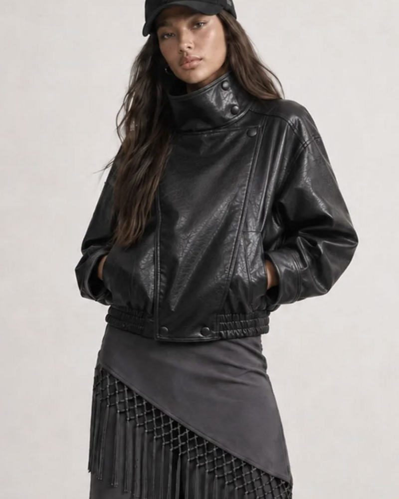 Linden Faux Leather Jacket