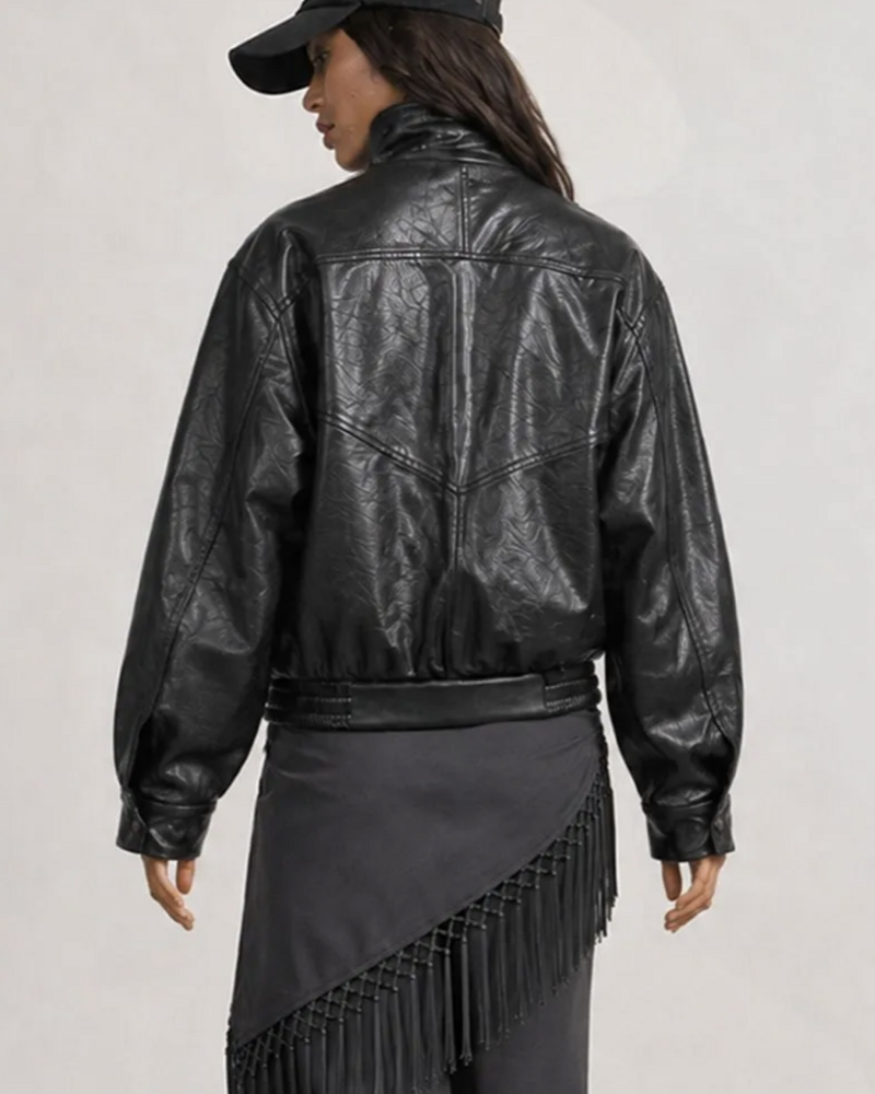 Linden Faux Leather Jacket