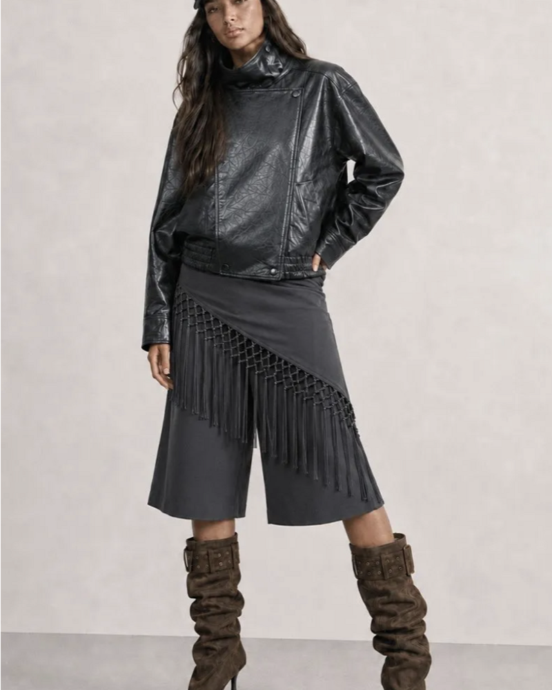 Linden Faux Leather Jacket