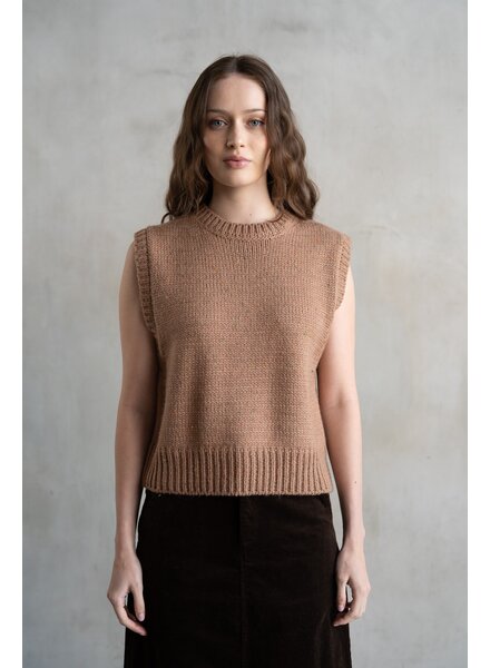 Sonnie Sweater Vest | Brown