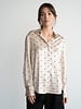 Lauren Silky Polka Dot Blouse