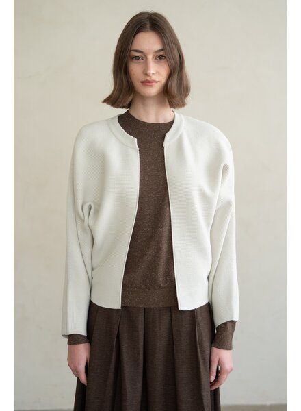 Opal Open Front Knit Cardigan | Ivory
