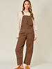 Langdon Denim Overall | Chocolate
