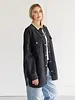 Corduroy Collar Shania Jacket | Black/Tan