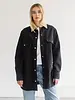 Corduroy Collar Shania Jacket | Black/Tan