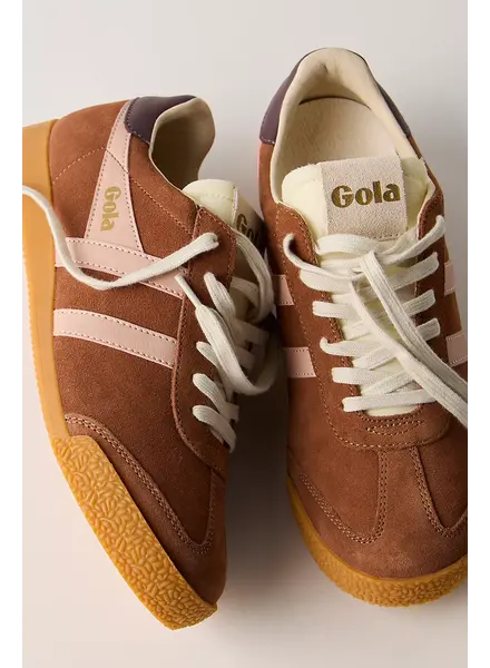 GOLA Elan Sneakers | Umber / Pearl Pink / Cocoa