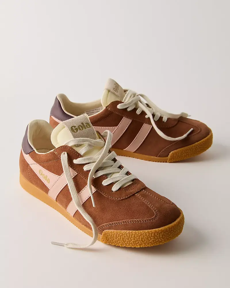 GOLA Elan Sneakers | Umber / Pearl Pink / Cocoa