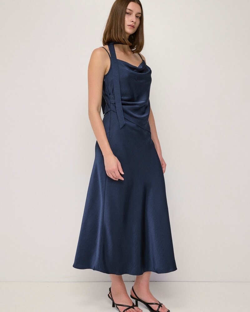 Arden Dress | Navy