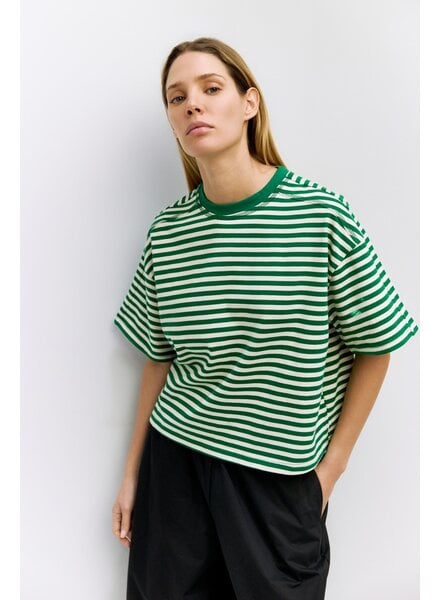 The Max Top | Green Stripe