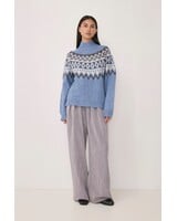 Holly Fair Isle Sweater | Blue