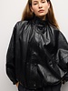 Victoria Faux Leather Jacket | Black