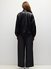 Victoria Faux Leather Jacket | Black