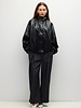 Victoria Faux Leather Jacket | Black