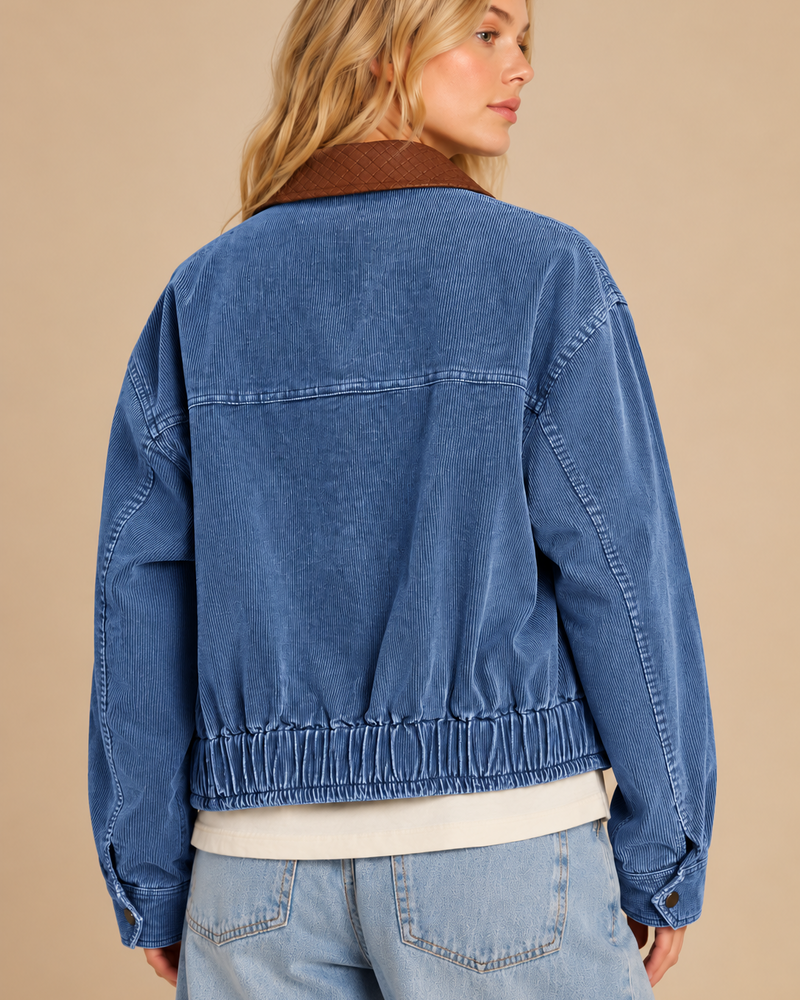 Candi Corduroy Bomber Jacket